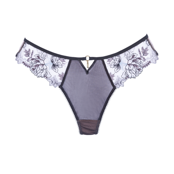 40227-咖丁字-1 Olivia Thong | Olivia丁字褲