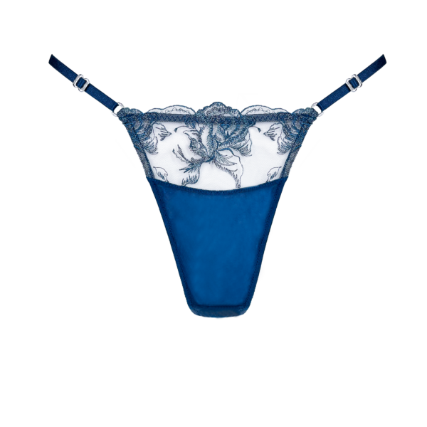 玫瑰-藍1 Rosery Tanga Briefs | Rosery Tanga三角褲